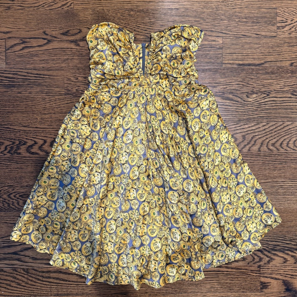 Mara Hoffman Gold Coin Print Fabric